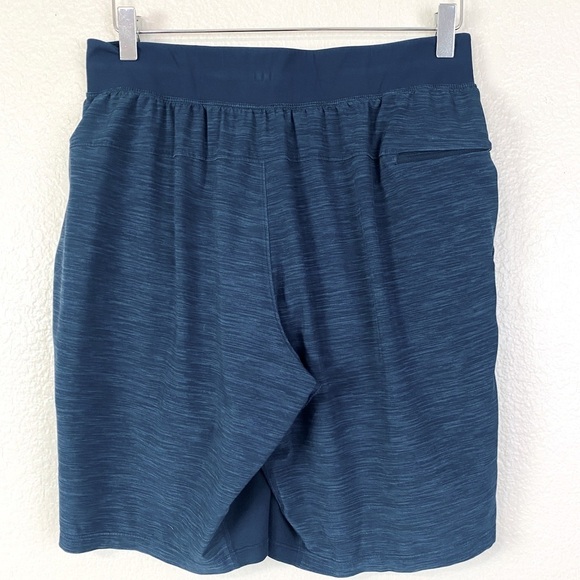 Lululemon T.H.E. Lined Heather Blue Athletic Shorts Size M - Picture 4 of 6